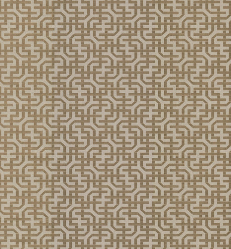 Ronald Redding Designs Dynastic Lattice Gold Wallpaper