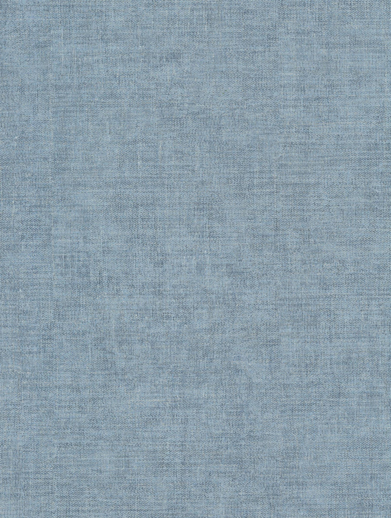 York Gunny Sack Texture Blue Wallpaper