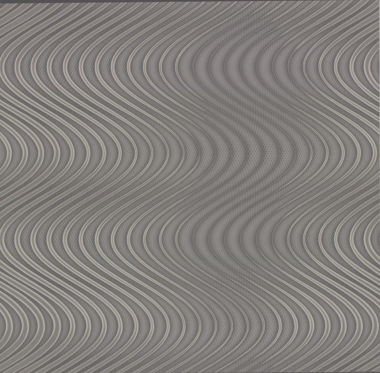 York Ocean Swell Charcoal/Gray Wallpaper