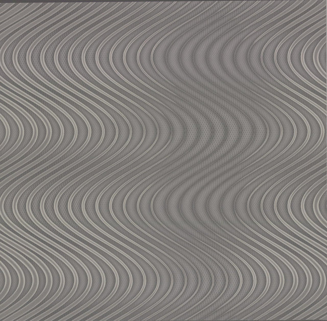 York Ocean Swell Charcoal/Gray Wallpaper