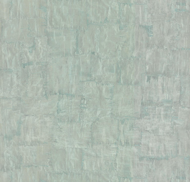 York Brushstrokes Aqua Wallpaper