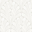 York Shell Damask Cream/Pearl Wallpaper