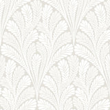 York Shell Damask Cream/Pearl Wallpaper