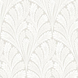 York Shell Damask Cream/Pearl Wallpaper