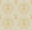York Imperial Damask Off White/Gold Wallpaper