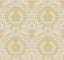 York Imperial Damask Off White/Gold Wallpaper