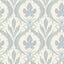York Adirondack Damask Blue/Beige Wallpaper