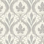 York Adirondack Damask Gray/Beige Wallpaper