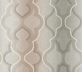 York Modern Ombre Damask Brown Wallpaper