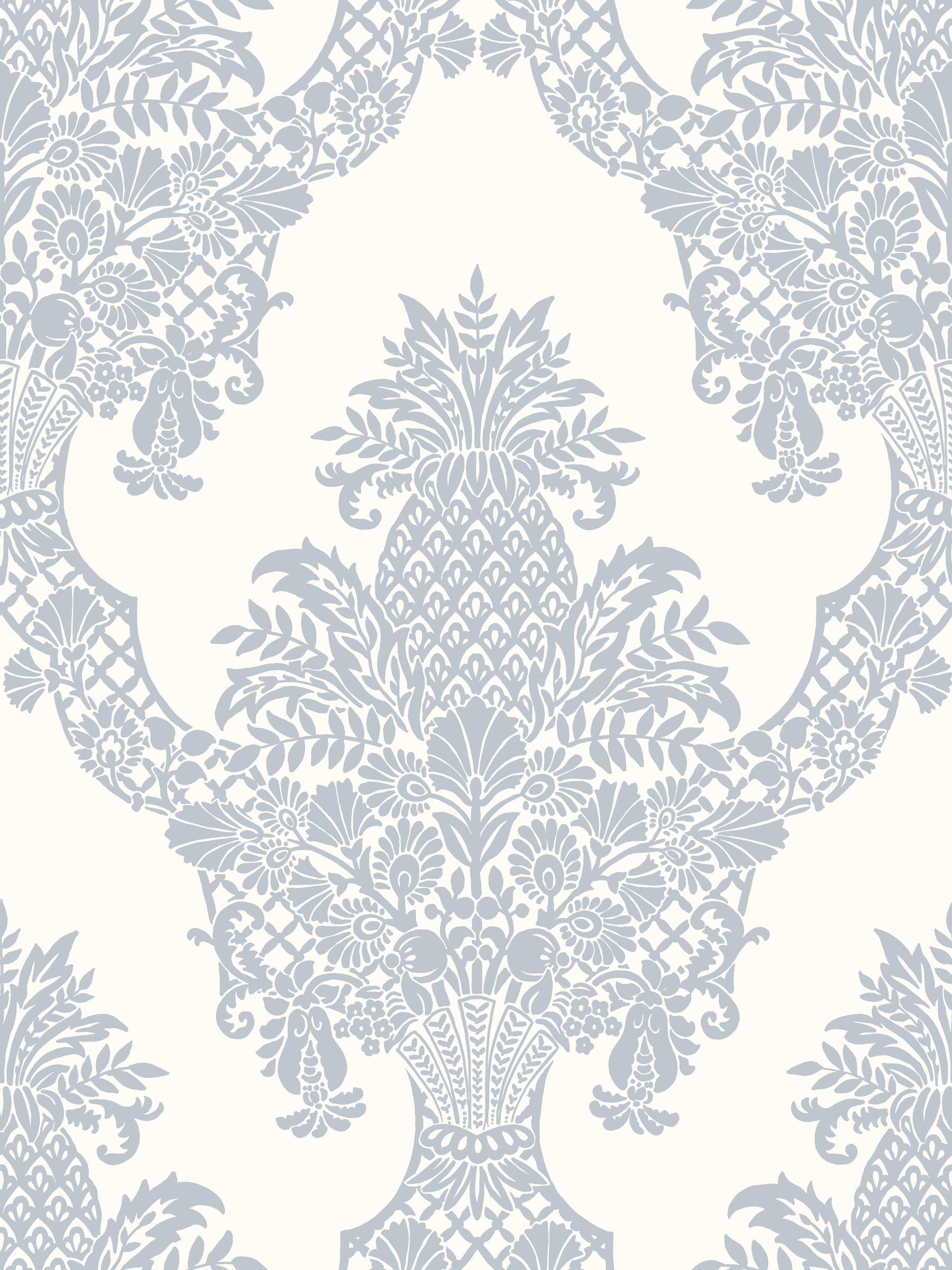 Бумажные обои Pineapple Plantation Damask by York