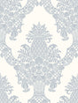 York Pineapple Plantation Periwinkle/White Wallpaper