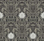 York Egret Damask Black Wallpaper
