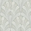 York Petite Ogee Green Wallpaper