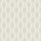 York Petite Ogee Taupe Wallpaper