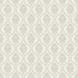 York Petite Ogee Taupe Wallpaper