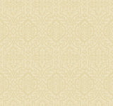 York Catherdral Damask Gold Wallpaper