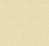 York Catherdral Damask Gold Wallpaper