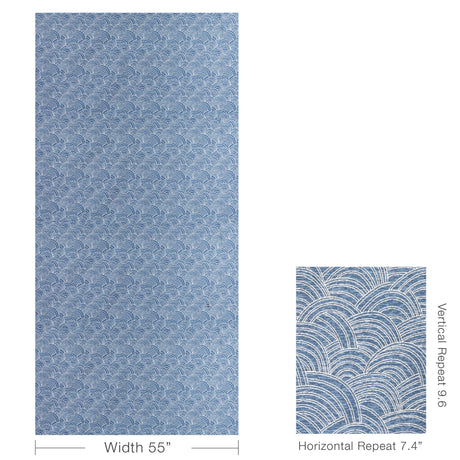 Kravet HOPPER INDIGO Upholstery Fabric