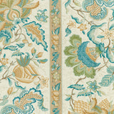 Brunschwig & Fils MONTFLOURS PRINT AQUA Fabric