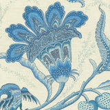 Brunschwig & Fils LOUVERNE PRINT BLUE Fabric