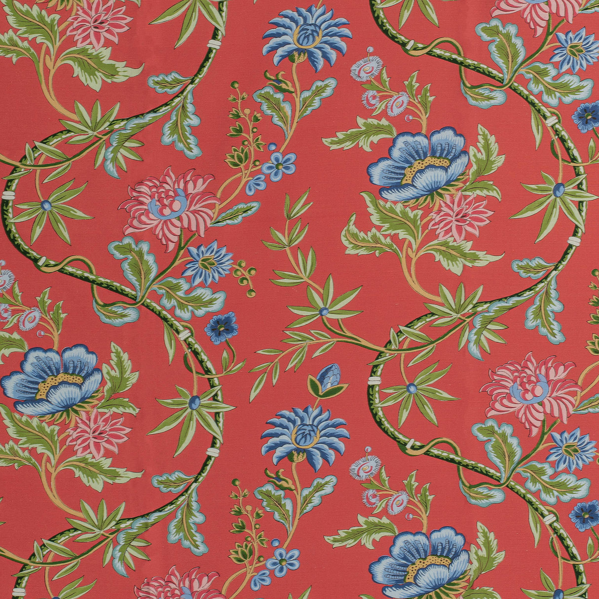 Brunschwig & Fils VERONIQUE PRINT RED Fabric