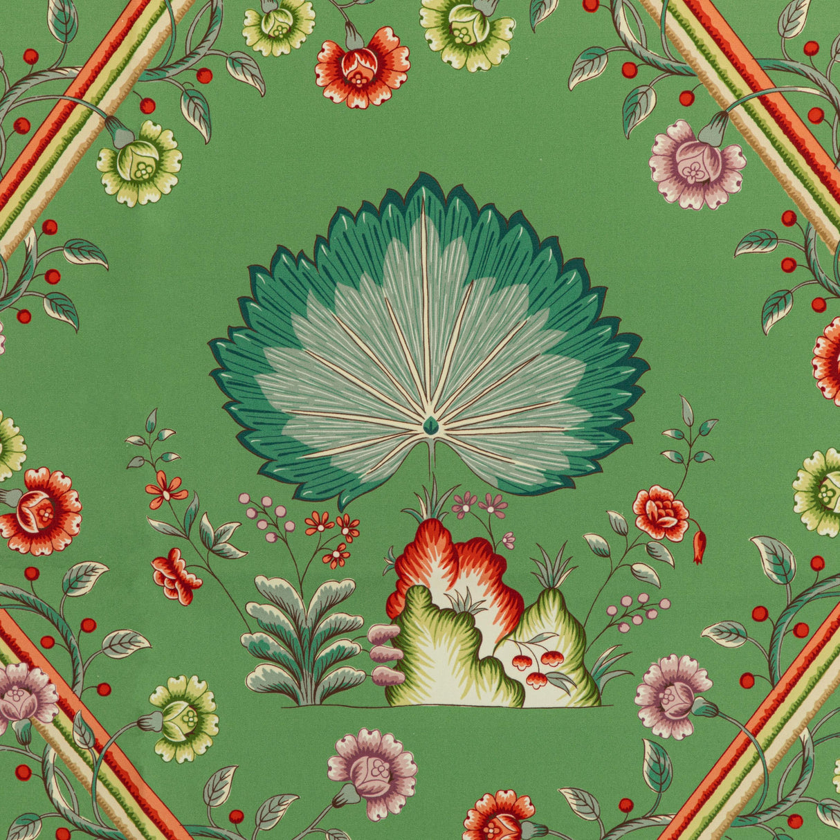 Brunschwig & Fils LOIRE PRINT EMERALD Fabric