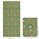 Brunschwig & Fils LOIRE PRINT EMERALD Fabric