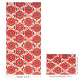 Brunschwig & Fils MAYENNE PRINT RED Fabric