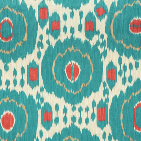 Brunschwig & Fils MAYENNE PRINT AQUA Fabric