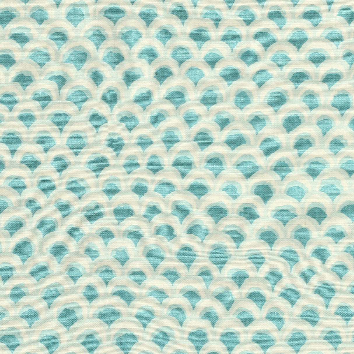 Brunschwig & Fils PAVE II PRINT AQUA Fabric