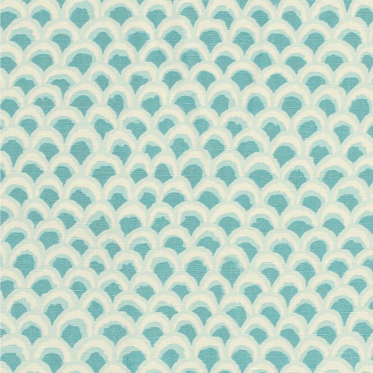 Brunschwig & Fils PAVE II PRINT AQUA Fabric