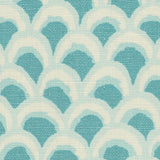 Brunschwig & Fils PAVE II PRINT AQUA Fabric