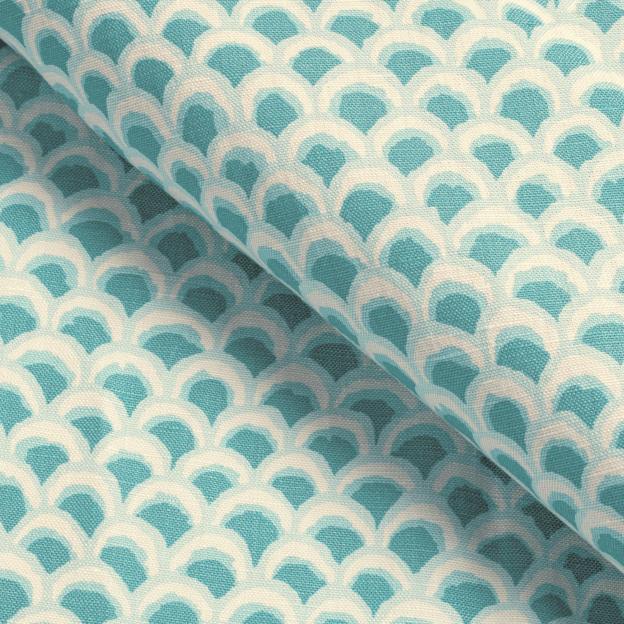 Brunschwig & Fils PAVE II PRINT AQUA Fabric