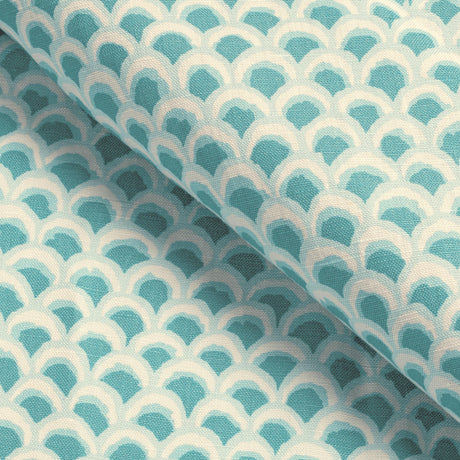 Brunschwig & Fils PAVE II PRINT AQUA Fabric