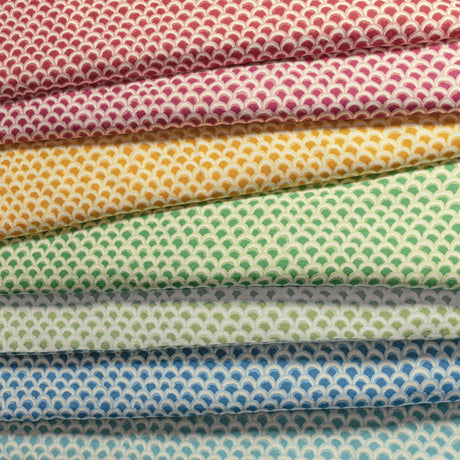 Brunschwig & Fils PAVE II PRINT AQUA Fabric