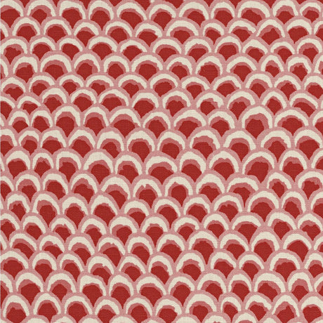 Brunschwig & Fils PAVE II PRINT RED Fabric