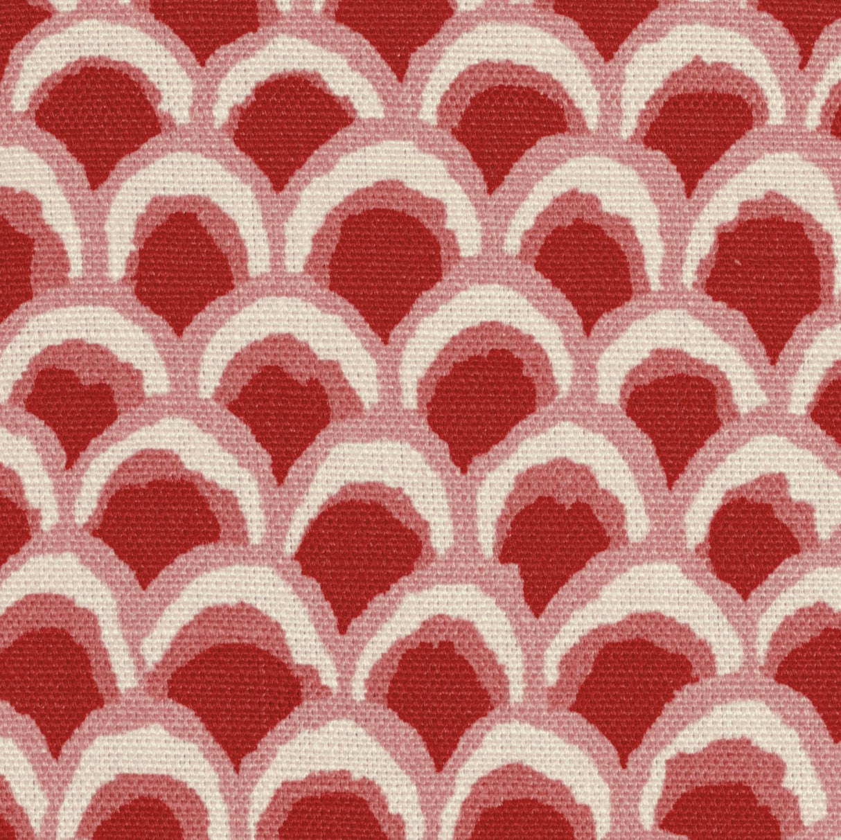 Brunschwig & Fils PAVE II PRINT RED Fabric