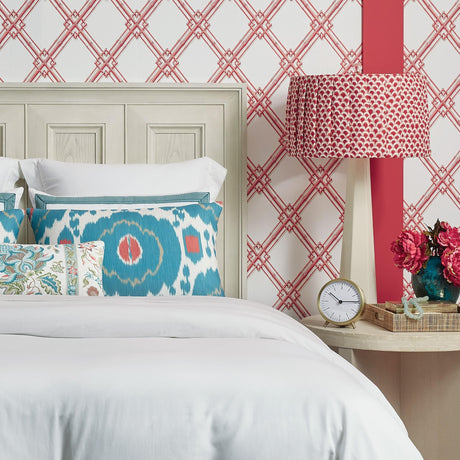 Brunschwig & Fils PAVE II PRINT RED Fabric