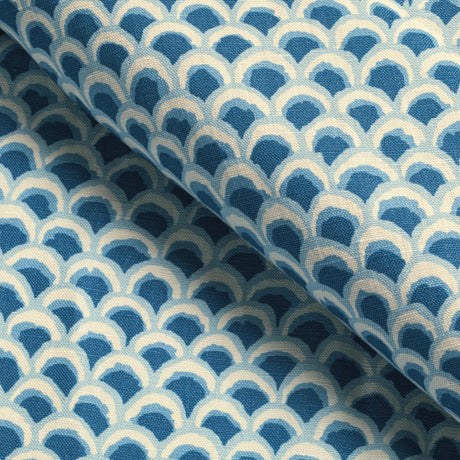 Brunschwig & Fils PAVE II PRINT BLUE Fabric