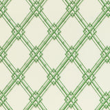 Brunschwig & Fils LE BAMBOU PRINT GREEN Fabric