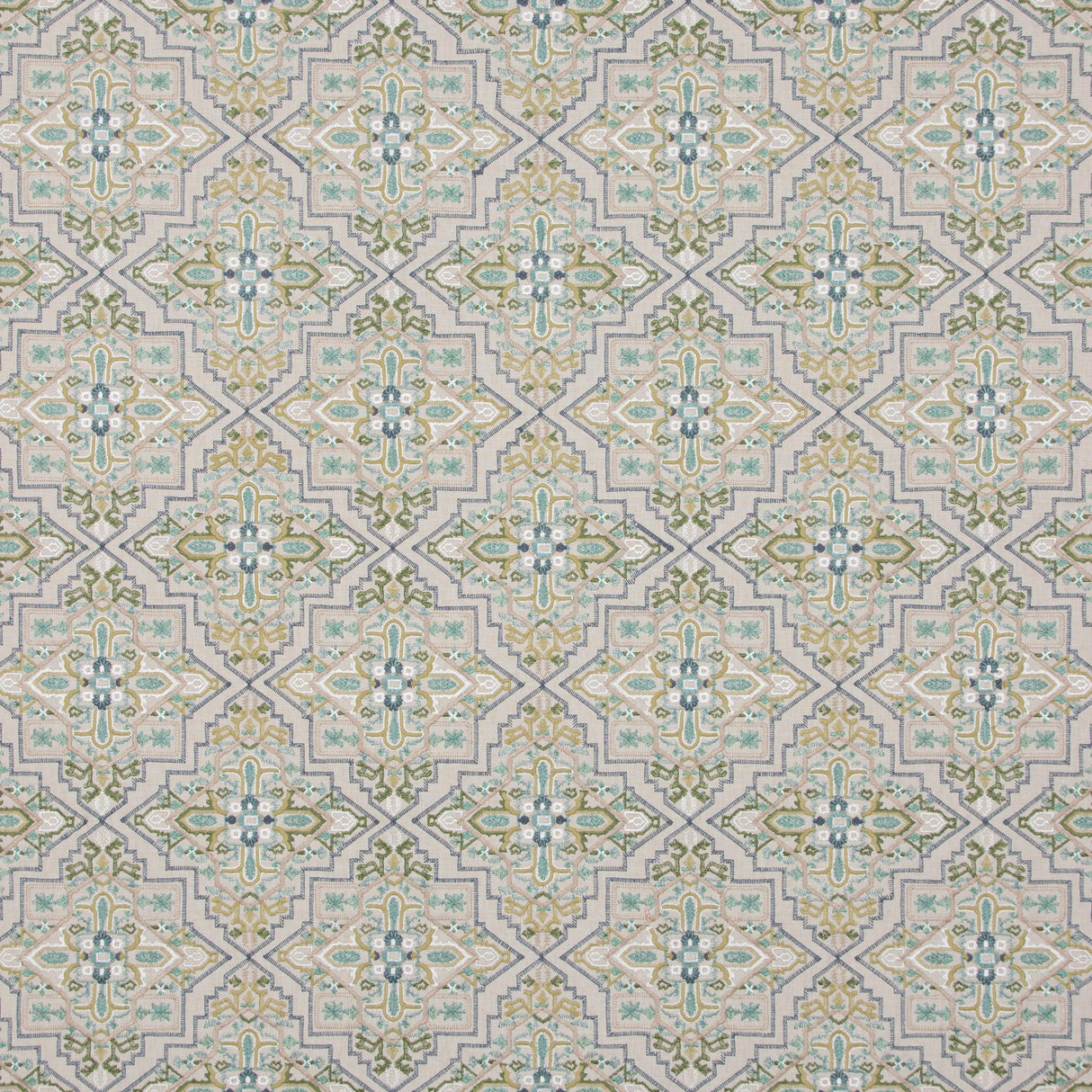 G P & J Baker BENAKI AQUA Fabric