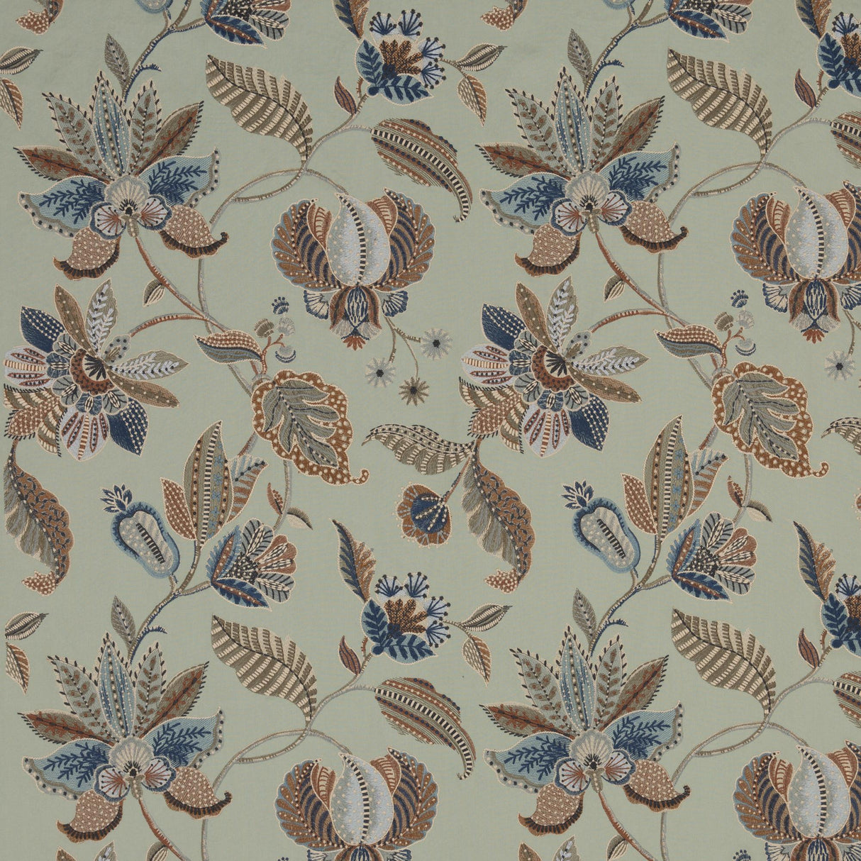G P & J Baker DURBAR AQUA Fabric