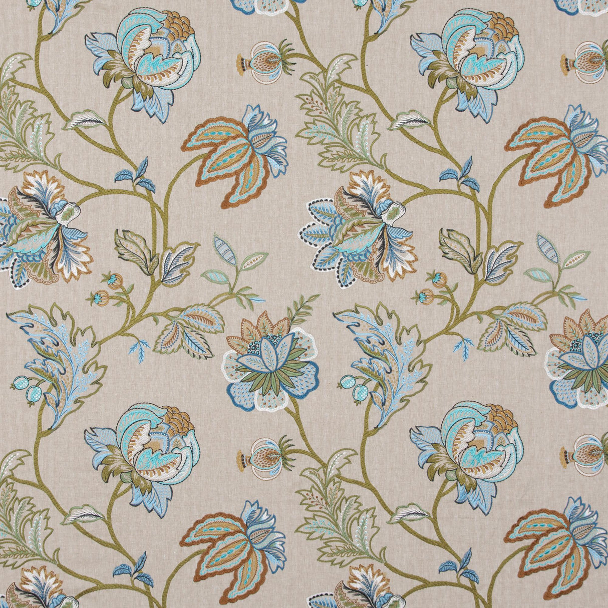 G P & J Baker AGRA TEAL Fabric