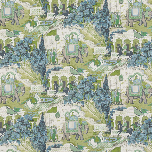G P & J Baker SHALIMAR TEAL Fabric
