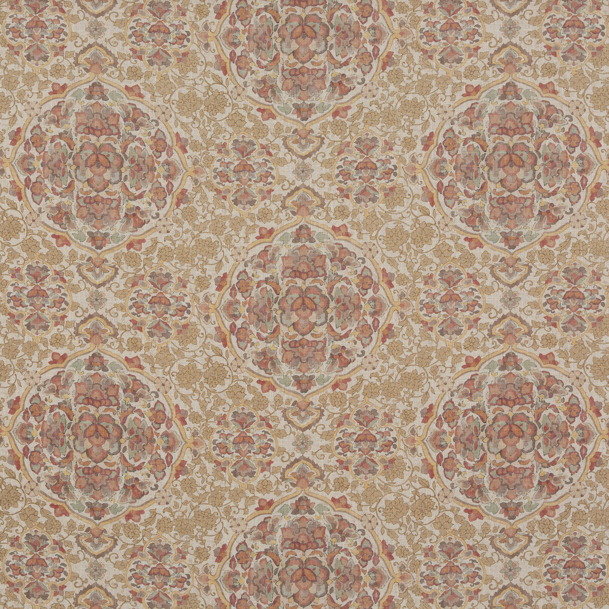 G P & J Baker KIANA RED/AQUA Fabric