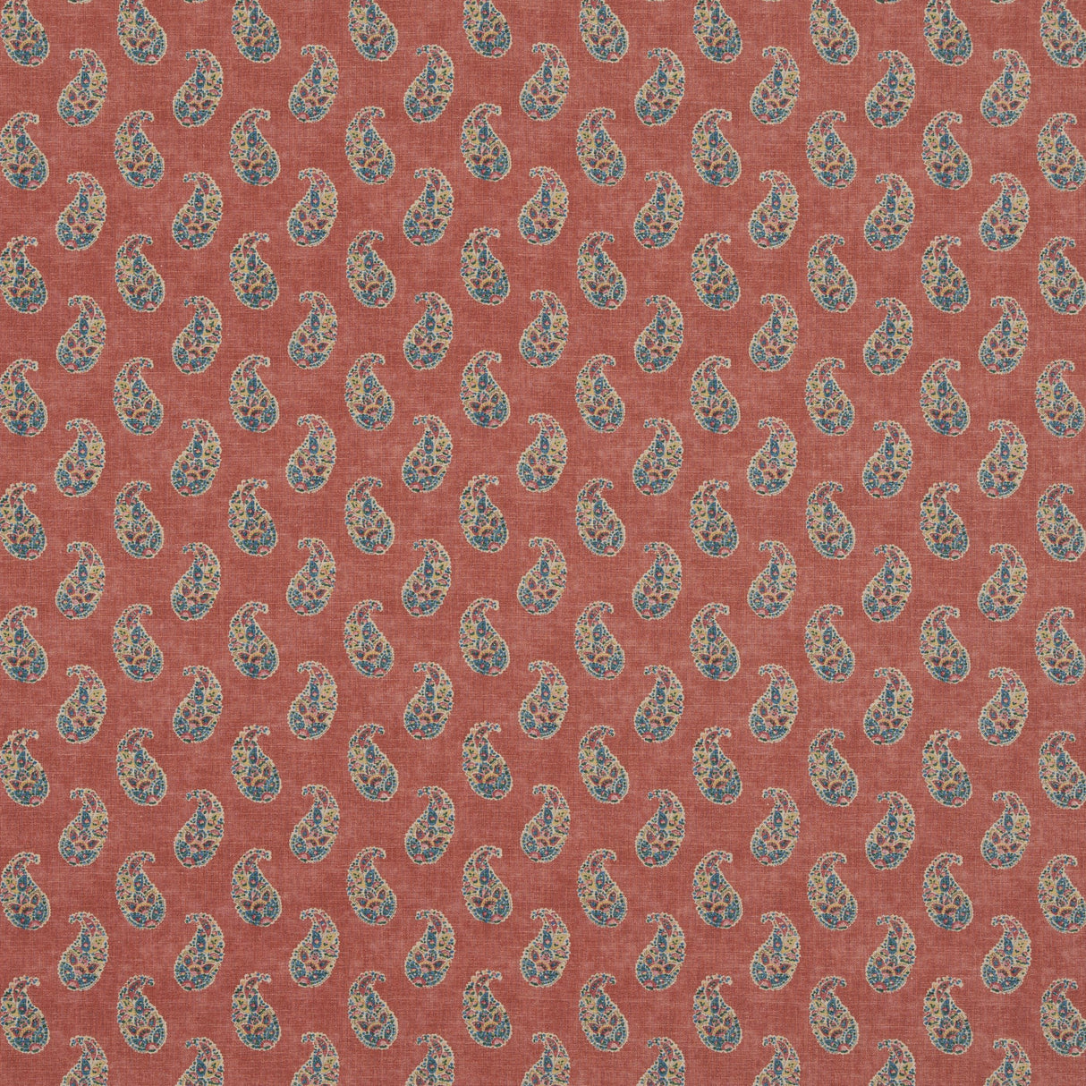 G P & J Baker PATOLA PAISLEY RED Fabric