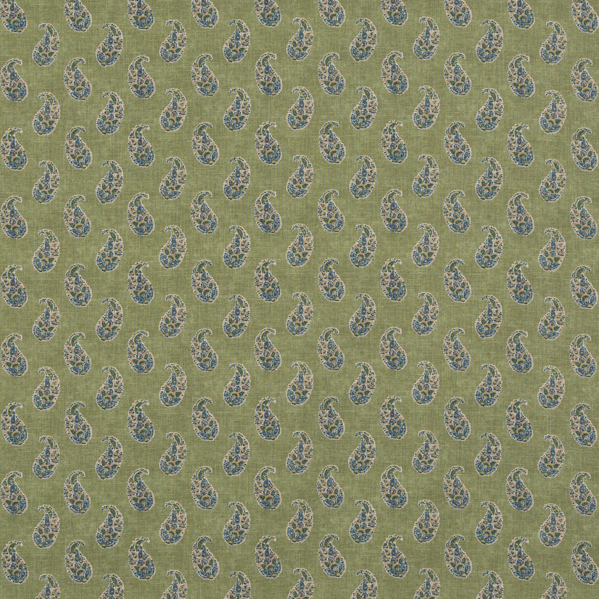 G P & J Baker PATOLA PAISLEY EMERALD Fabric