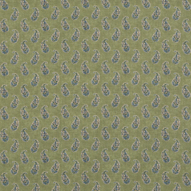 G P & J Baker PATOLA PAISLEY EMERALD Fabric