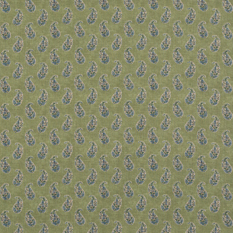 G P & J Baker PATOLA PAISLEY EMERALD Fabric