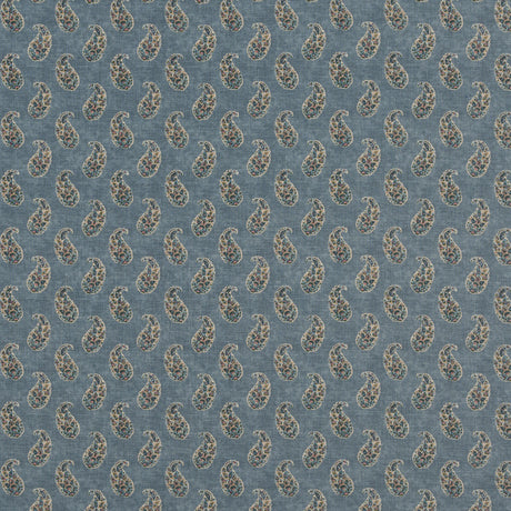 G P & J Baker PATOLA PAISLEY BLUE Fabric